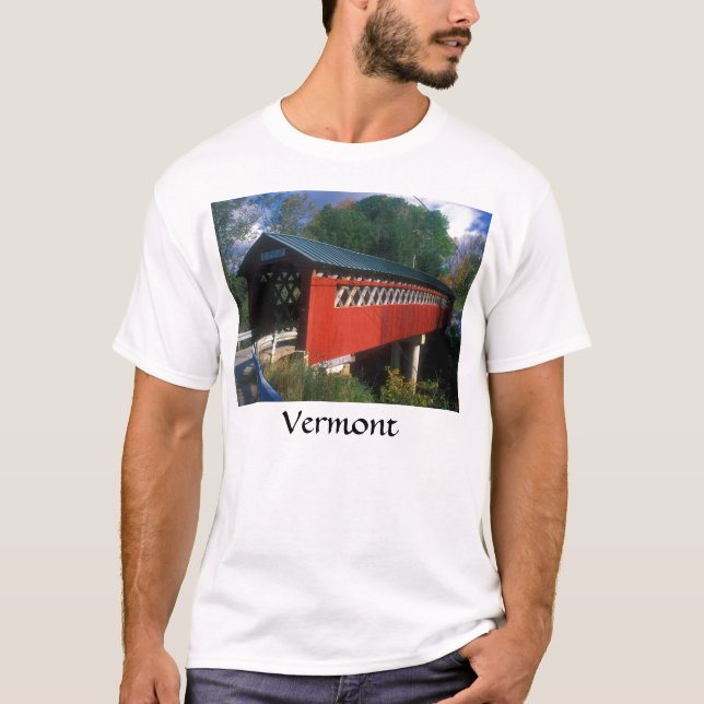 Vermont Covered Bridge T-Shirt (Front)