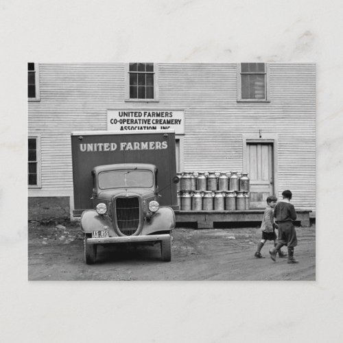 Vermont Dairy Co_op 1930s Postcard