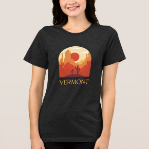 Vermont: Desert Oasis Tri-Blend Shirt