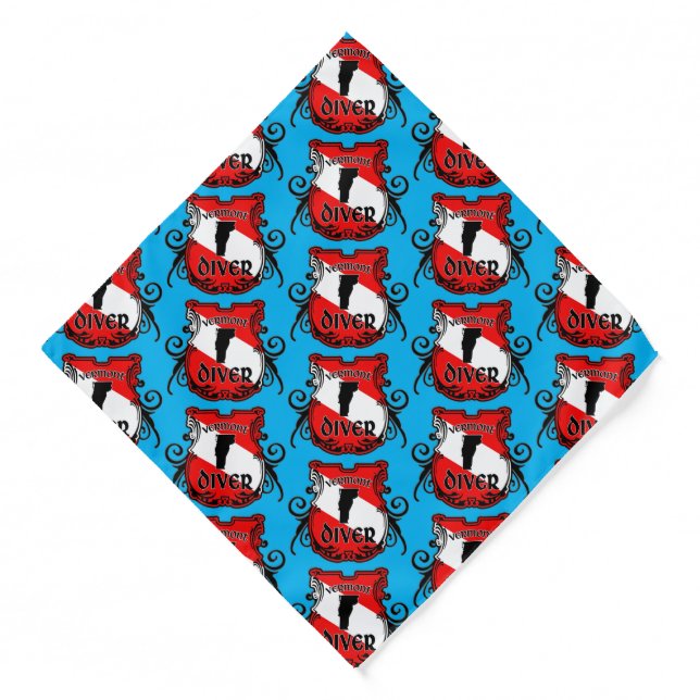 Vermont Diver Bandana (Front)