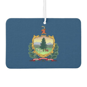 Vermont flag air freshener
