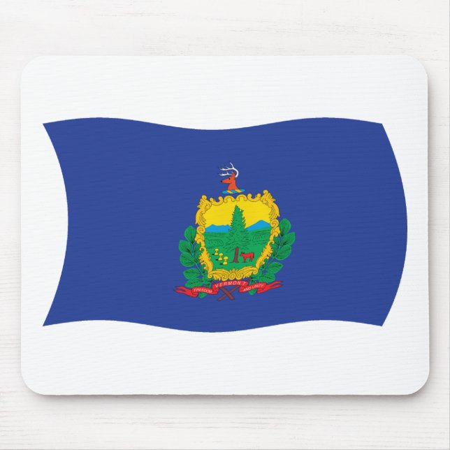 Vermont Flag Mousepad (Front)