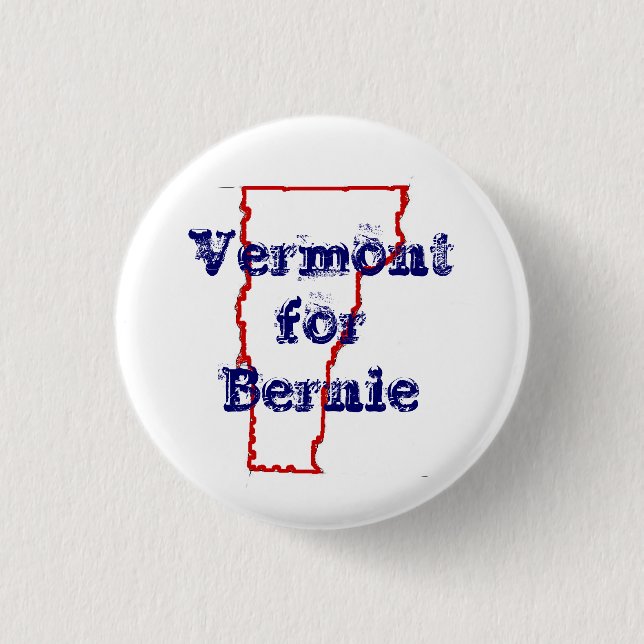 Vermont for Bernie Button (Front)