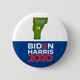Vermont for Biden Harris 2020 Button