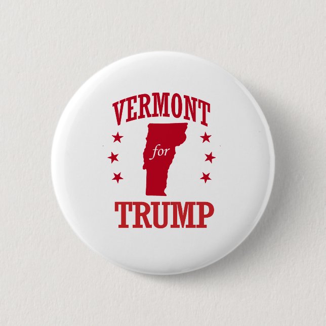 VERMONT FOR DONALD TRUMP BUTTON (Front)