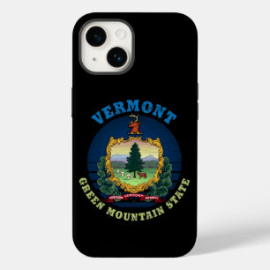 VERMONT GREEN MOUNTAIN STATE FLAG Case-Mate iPhone 14 CASE