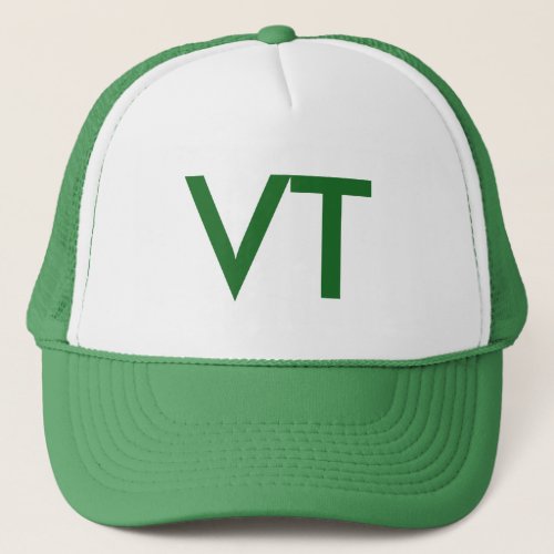 Vermont _ Green MT State Trucker Hat