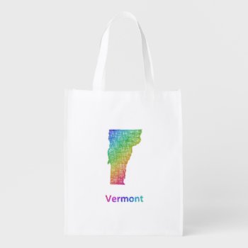 Vermont Grocery Bag by ZYDDesign at Zazzle