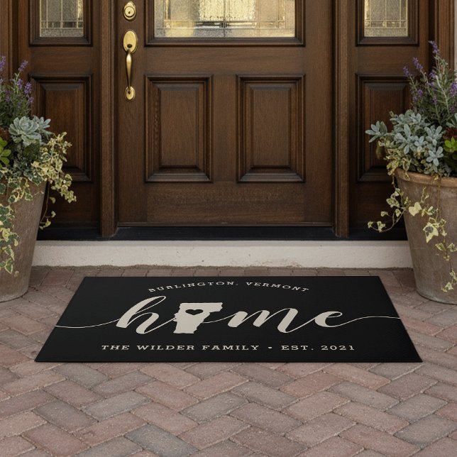 Vermont Home State Personalized Doormat (Creator Uploaded)