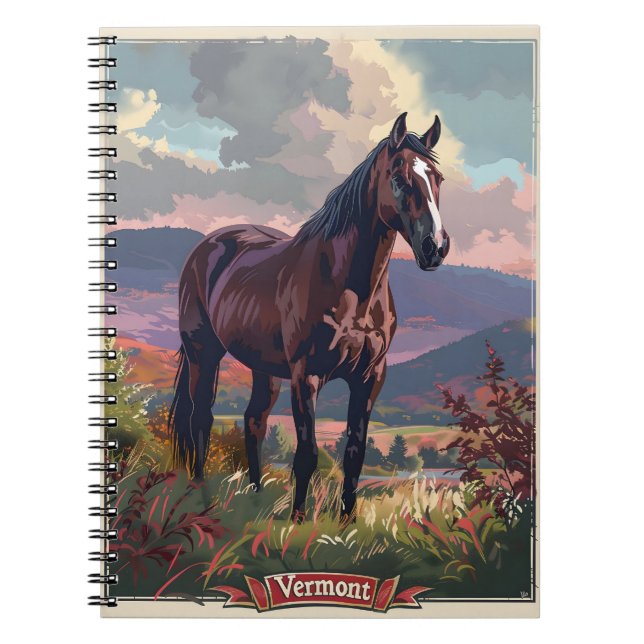 Vermont Horse Notebook (Front)