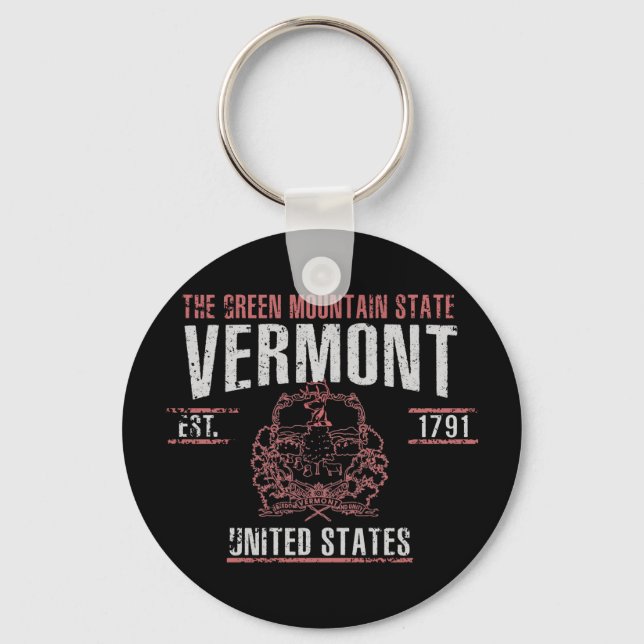 Vermont Keychain (Front)