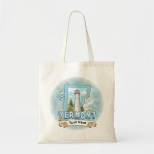 Vermont Lighthouse Tote Bag