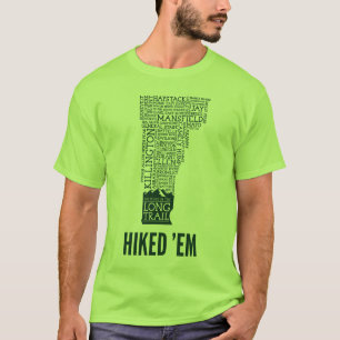 Vermont Long Trail Hiked T-Shirt (Green Logo)