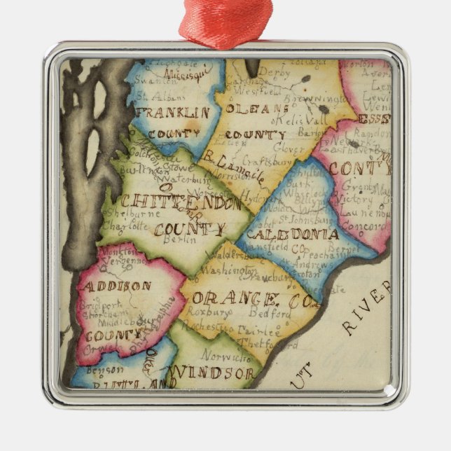 Vermont Metal Ornament (Front)