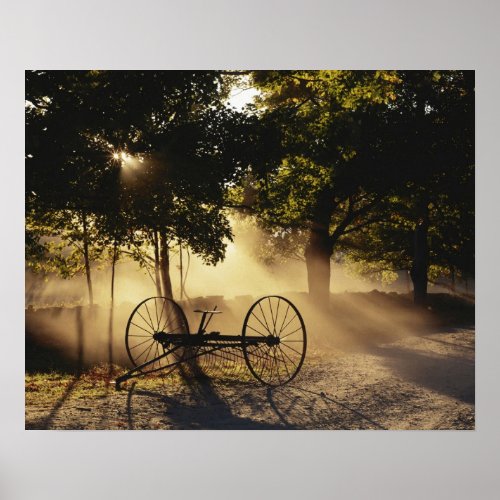 Vermont Northeast Kingdom Sunlight falling Poster