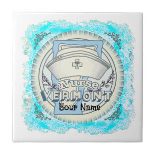 Vermont Nurse Ceramic Tile