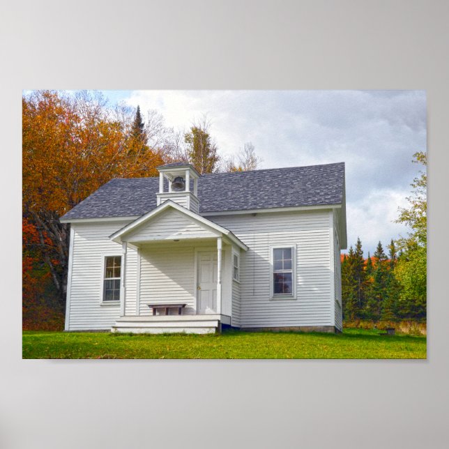 Vermont One Room Schoolhouse Poster (Front)