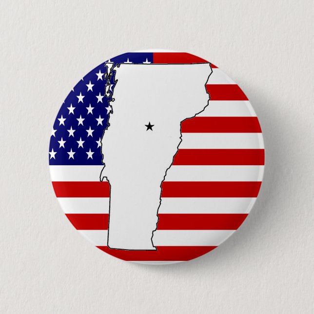 VERMONT PINBACK BUTTON (Front)