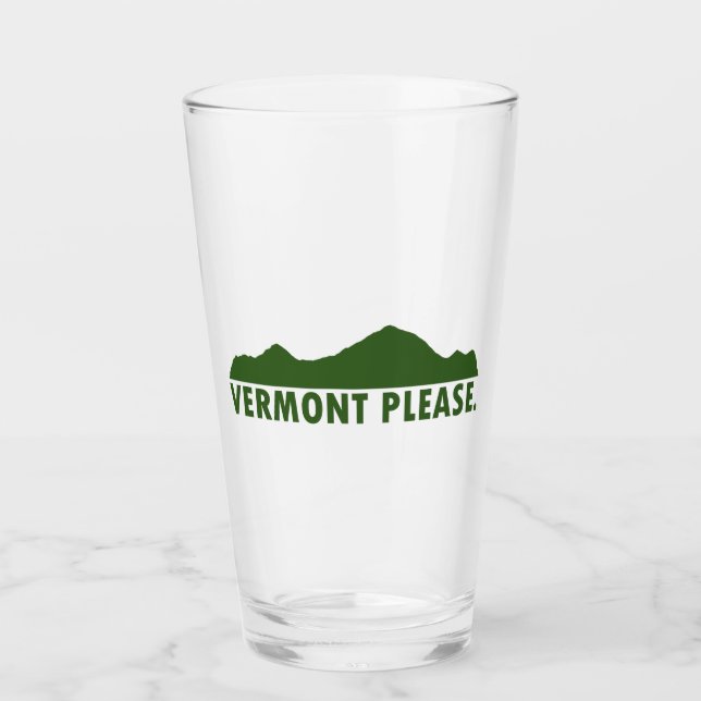 Vermont Please Glass (Front)