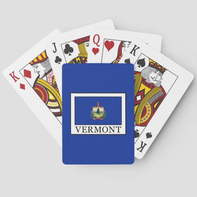 Vermont Poker Cards (Back)