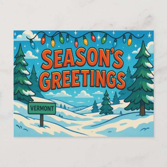 VERMONT Postcard (Front)