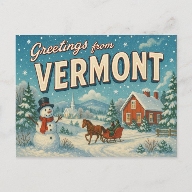VERMONT Postcard (Front)
