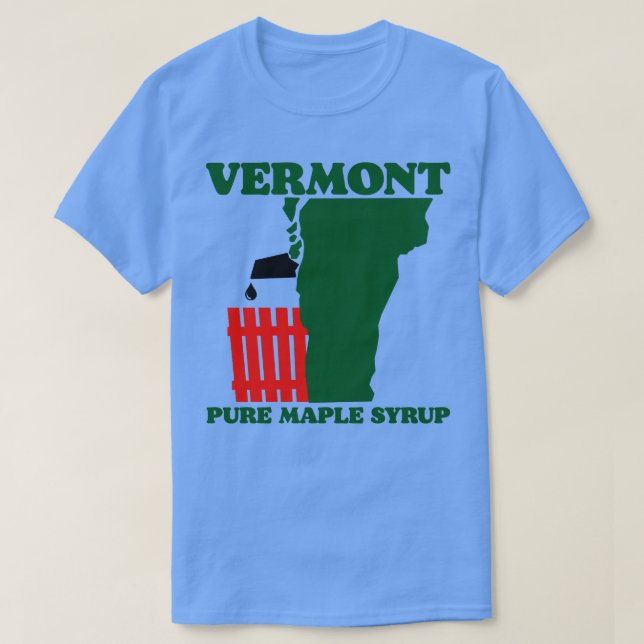 Vermont Pure Maple Syrup T-Shirt (Design Front)