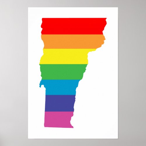 vermont rainbow poster