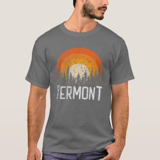 Vermont Retro Style Vintage 70S 80S 90S Men Women T-Shirt