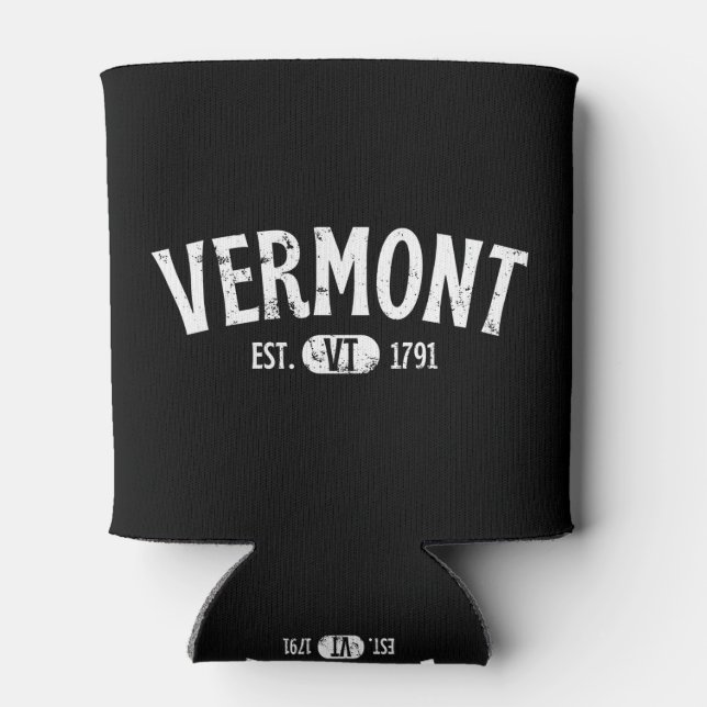 Vermont Retro Vintage VT Can Cooler (Back)