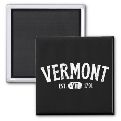 Vermont Retro Vintage VT Magnet