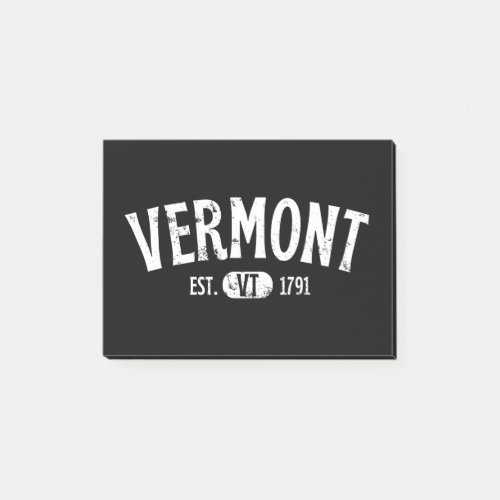 Vermont Retro Vintage VT Post_it Notes