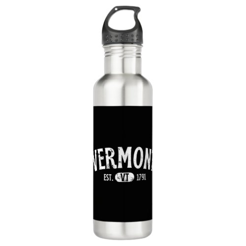 Vermont Retro Vintage VT Stainless Steel Water Bottle