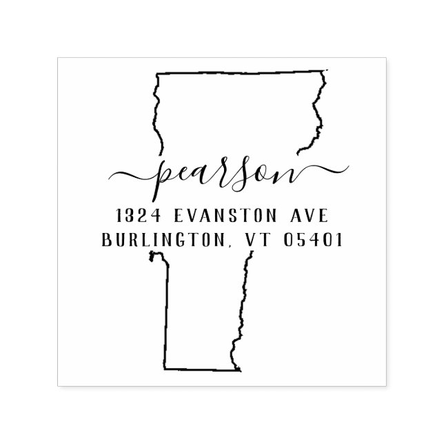 Vermont Return Address Stamp Self-Inking (Design)