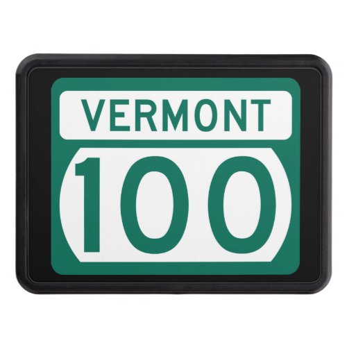 Vermont Route 100 road sign Hitch Cover