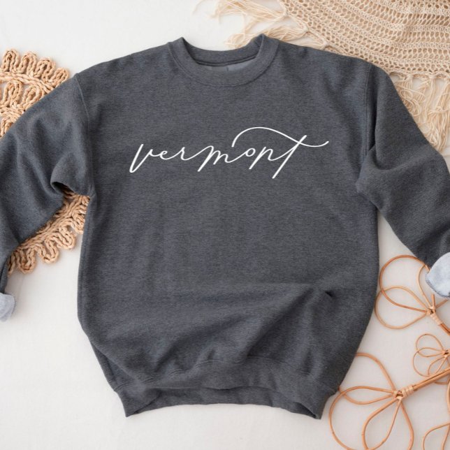 Vermont Script State Women’s Sweatshirt (Creator Uploaded)