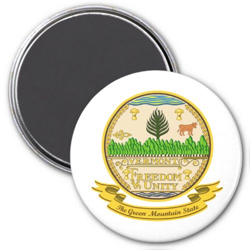 Vermont Seal Magnet