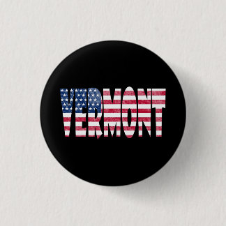 Vermont state button