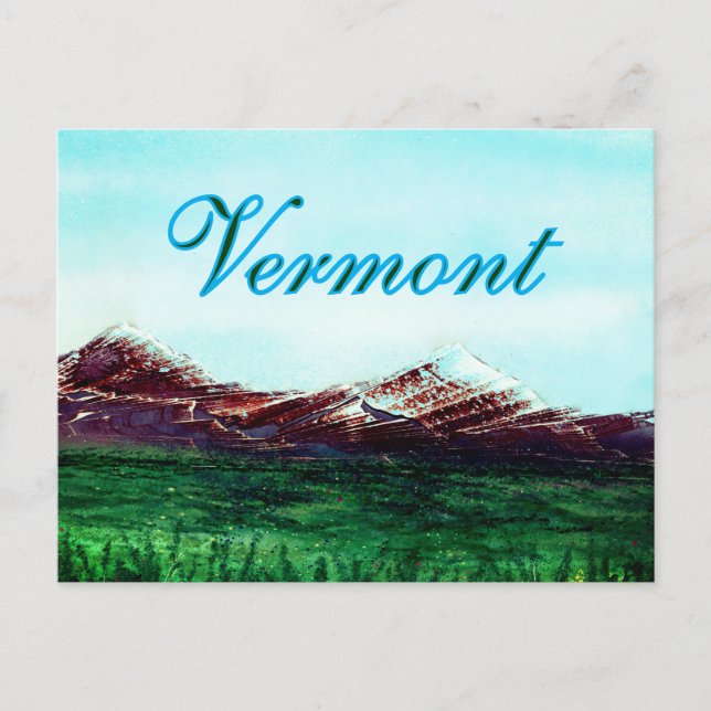 Vermont State Colors Postcard (Front)