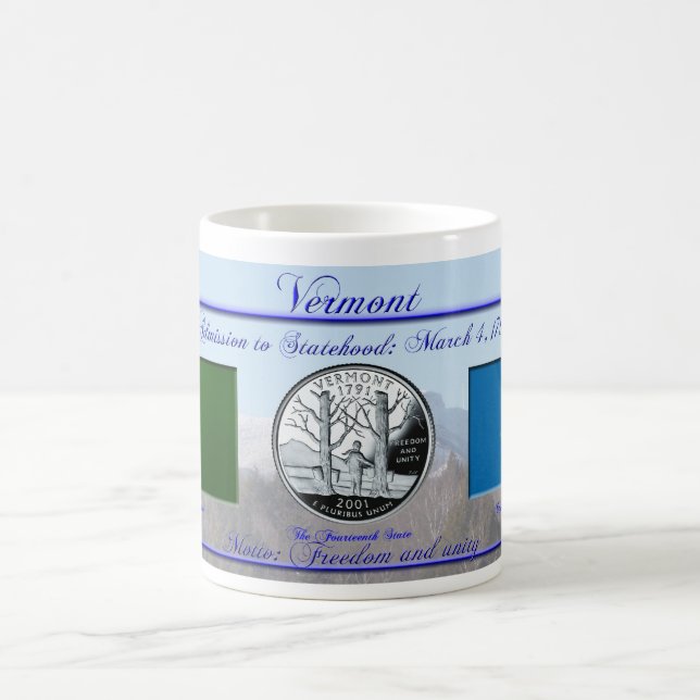 Vermont State Commemorative Coffee Mug (Center)