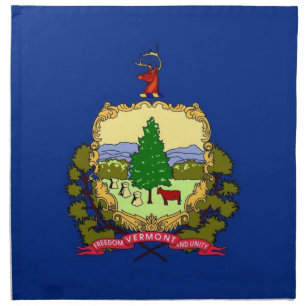 Vermont State Flag American MoJo Napkin