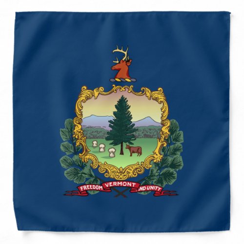 Vermont State Flag Bandana