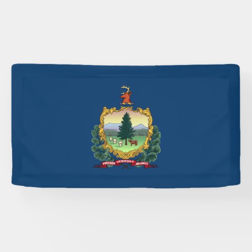 Vermont State Flag Banner