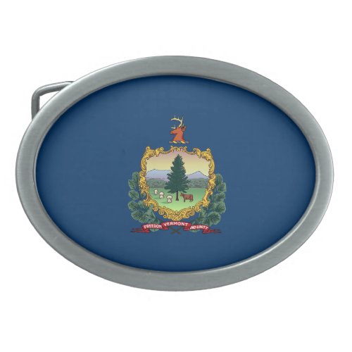 Vermont State Flag Belt Buckle