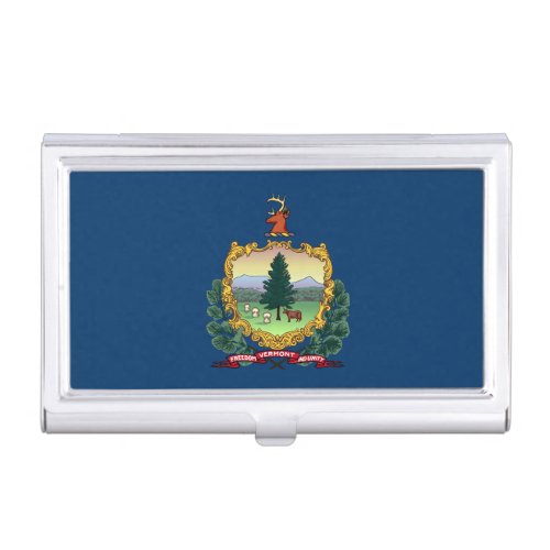 Vermont State Flag Business Card Case