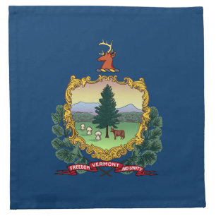 Vermont State Flag Cloth Napkin