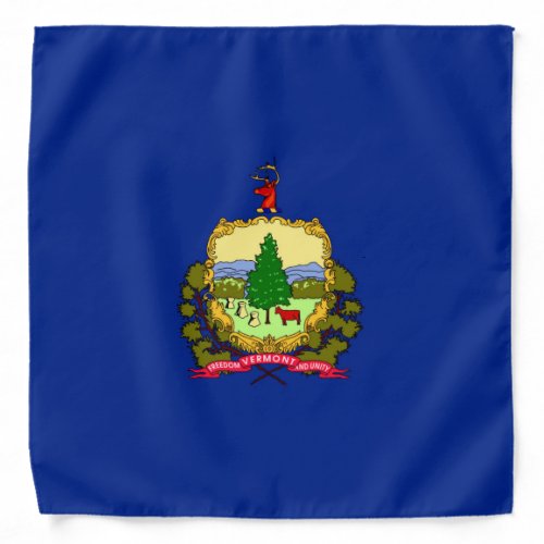 Vermont State Flag Design Bandana