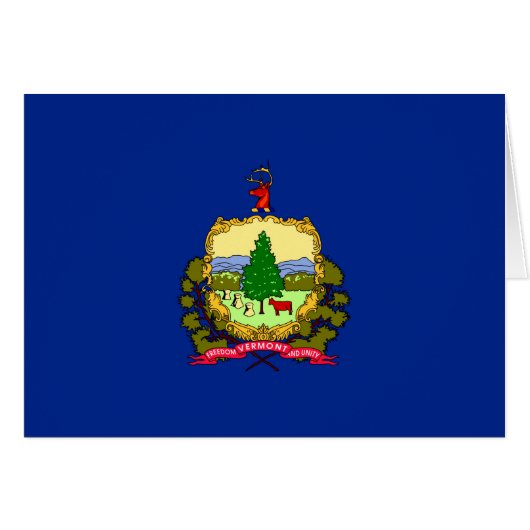 Vermont State Flag Design Cards (Front Horizontal)