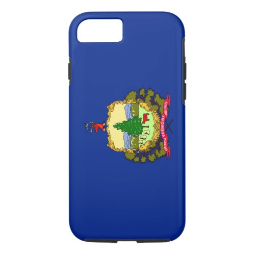 Vermont State Flag Design iPhone 87 Case