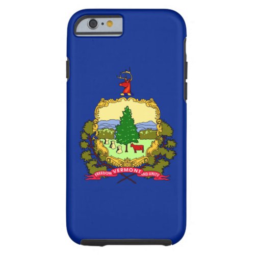 Vermont State Flag Design Decor Tough iPhone 6 Case